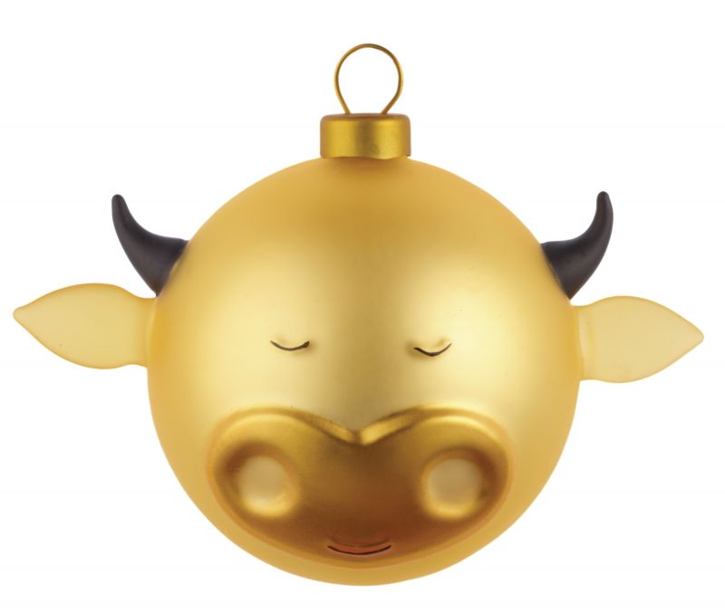 Palle Presepe - Bue ox big Christmas baubles Alessi AMJ13 4